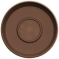 thumbnail image 3 of Bloem Terra 17" Resin Saucer, Chocolate Brown –  Durable Round Flowerpot Tray, Matte, In-Outdoor Gardening Accessory For 20" Planter (Sold Separately), 3 of 8
