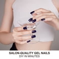 thumbnail image 2 of DANNI & TONI Semi Cured Gel Nail Strips Navy Blue (In The Navy) Gel Nail Stickers 28 Stickers, 2 of 7