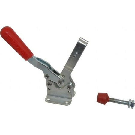 

De-Sta-Co 750 Lb Holding Capacity Horizontal Handle Manual Hold Down Toggle Clamp 70° Handle Movement 92° Bar Opening U-Bar Flanged Base Electro-Plated Zinc Carbon Steel
