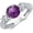 5, variant on Soulmeet Amethyst Ring for Women 925 Sterling Silver Anniversary Promise Ring for Mother Wife Her
