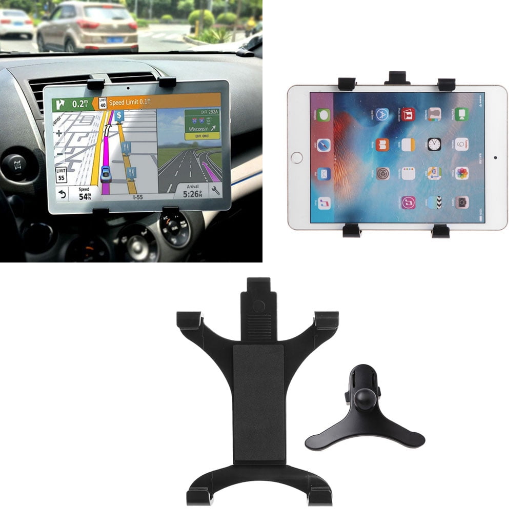 Randconcept 3-in-1 Tablet Holder Car Air Vent Mount - [ Strong Suction Cup  Version ] Universal Dashboard Windshield Cradle for iPad, iPad Mini, Galaxy