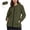 Army Green, variant on Rain Jackets for Women Lightweight Hooded Packable Windbreaker Jacket with Storage Pouch for Camping Travel Gray L