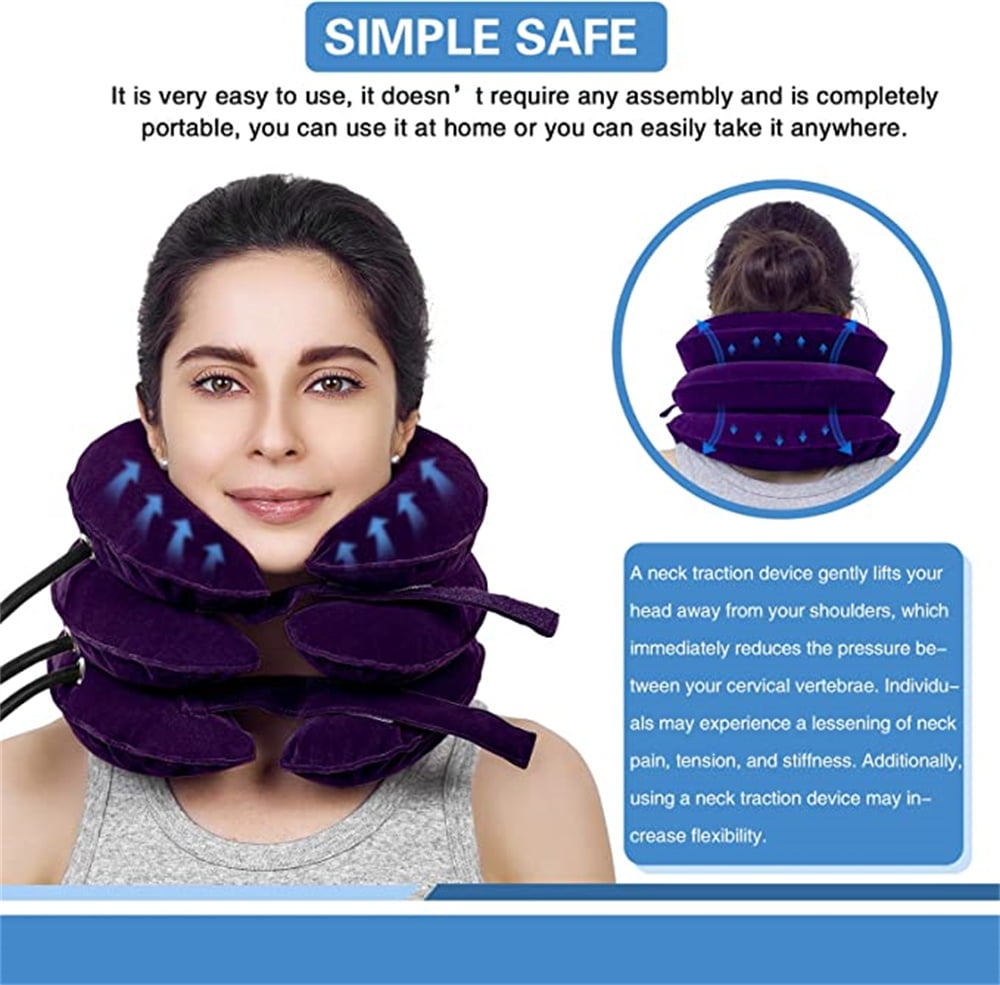 Buy Pinched Nerve Neck Stretcher Cervical Traction Device for Home Pain