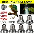thumbnail image 4 of HIBIBUD 2026 New Uva+Uvb 25W-75W Reptile Heat Basking Light Bulb Lamp Lizard for Tortoise for Reptile Terrariums, Lizard Habitats, Tortoise Enclosures, Basking Spots, Pet Lighting, 4 of 7