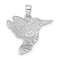 thumbnail image 4 of FJC Finejewelers 925 Sterling Silver Rhodium Plated Preciosa Crystal Hummingbird Charm 24 x 22 mm, 4 of 6