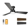 thumbnail image 1 of Ventilador de techo OPONL de 42 pulgadas negro con luz y control remoto, 1 of 8