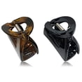 thumbnail image 2 of Scunci No-Slip Grip 5.5 cm Jaw Clips, All Day Hold, 2-Count Per Pack (1-Pack Total), 2 of 4