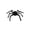 D, variant on Black Fake Spider, Halloween Decor for Haunted House & Outdoor Wall for Halloween Props Home Party Decoration Supplies
