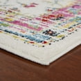 thumbnail image 2 of Lr Home Fusion White & Pink 7 Feet 9 Inch x 9 Feet 5 Inch Persian Floral Area Rug, 2 of 8