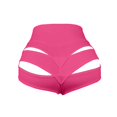 thumbnail image 4 of Endives Womens Fitness Short Stretch Hollow out Elastic High Waist Casual Shorts Hot Short Sport Yoga Short, 4 of 5