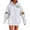 #354-White, variant on Neewe Women's Hoodies Sweatshirts Cute Long Sleeve Tops Loose Fleece Pullover Shirts with Pocket