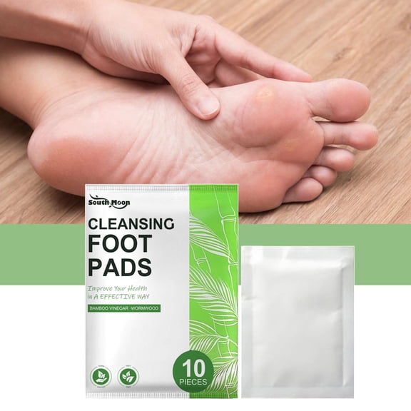 10PCS Deep Cleansing Foot Pads, Natural Premium Footpatch, Foot Pad for Foot Care, Adhesive Sheets, Relaxation Improve Sleep