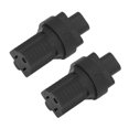thumbnail image 1 of C8 To 5-15R US 3Pin Adapter, 2.5A Input Current Portable IEC320 C8 To Nema 5-15R Power Adapter Stable PVC Outer Plug and Play 125V  for Server PDU, 1 of 7