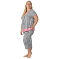 thumbnail image 7 of Secret Treasures Women’s Sleepwear 2-Piece Knit Short Sleeve Top and Pant Pajama Set, Sizes XS-3X, 7 of 7