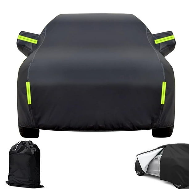 Cubierta para Auto Impermeable, Funda Coche Exterior Lona para Coche Cubierta para Automóvil Coberturas Completas con Tira Reflectante 530x200x150CM