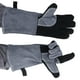 thumbnail image 5 of Guantes de cuero resistentes al calor, guantes para barbacoa, guantes para evitar quemaduras, guantes resistentes al calor para barbacoa, diseño de clase mundial, 5 of 8