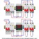 thumbnail image 4 of Medidor de energía monofásico Voltímetro Amperímetro DIN AC80-300V 100A, Medidor de electricidad Monofásico Vatímetro LCD Medidor intermedio Factor de voltaje KWh Medidor de consumo esquí esquí Gafas de esquí, 4 of 5