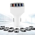 thumbnail image 3 of 4-Port USB 3.0 Fast Car Charger Quick Charge Blue LED with Smart IC ABS, 3 of 5