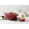 thumbnail image 5 of Horno holandés Le Creuset Signature de hierro fundido de 7,5 cuartos de galón, color cereza, 5 of 5