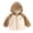 Coffee, variant on Kids Toddler 3D Animal Ear Coat Color Block Hooded Zip Jacket for Baby Daily Cute Clothes Green,4-5 Years