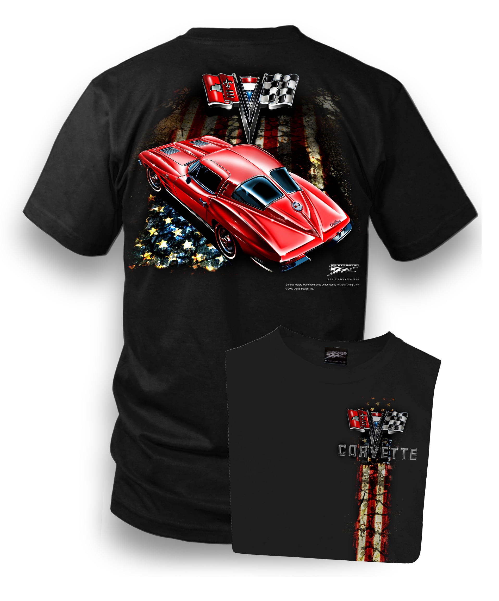 corvette shirt walmart