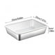 thumbnail image 2 of Juego de cajas de acero inoxidable para almacenar alimentos | 5 recipientes multiusos de cocina con tapa | Cajas rectangulares herméticas para preparar comidas, acampar y hacer picnics, 2 of 2
