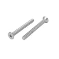 thumbnail image 2 of Tornillos de cabeza plana de acero inoxidable M3x30mm con socket hexagonal, 25 piezas, 2 of 4