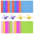 thumbnail image 4 of MasteelfCA 100 Sheets Iridescent Glitter Paper Origami Paper Colorful Handcraft Square Paper Art DIY Crafts, 4 of 8