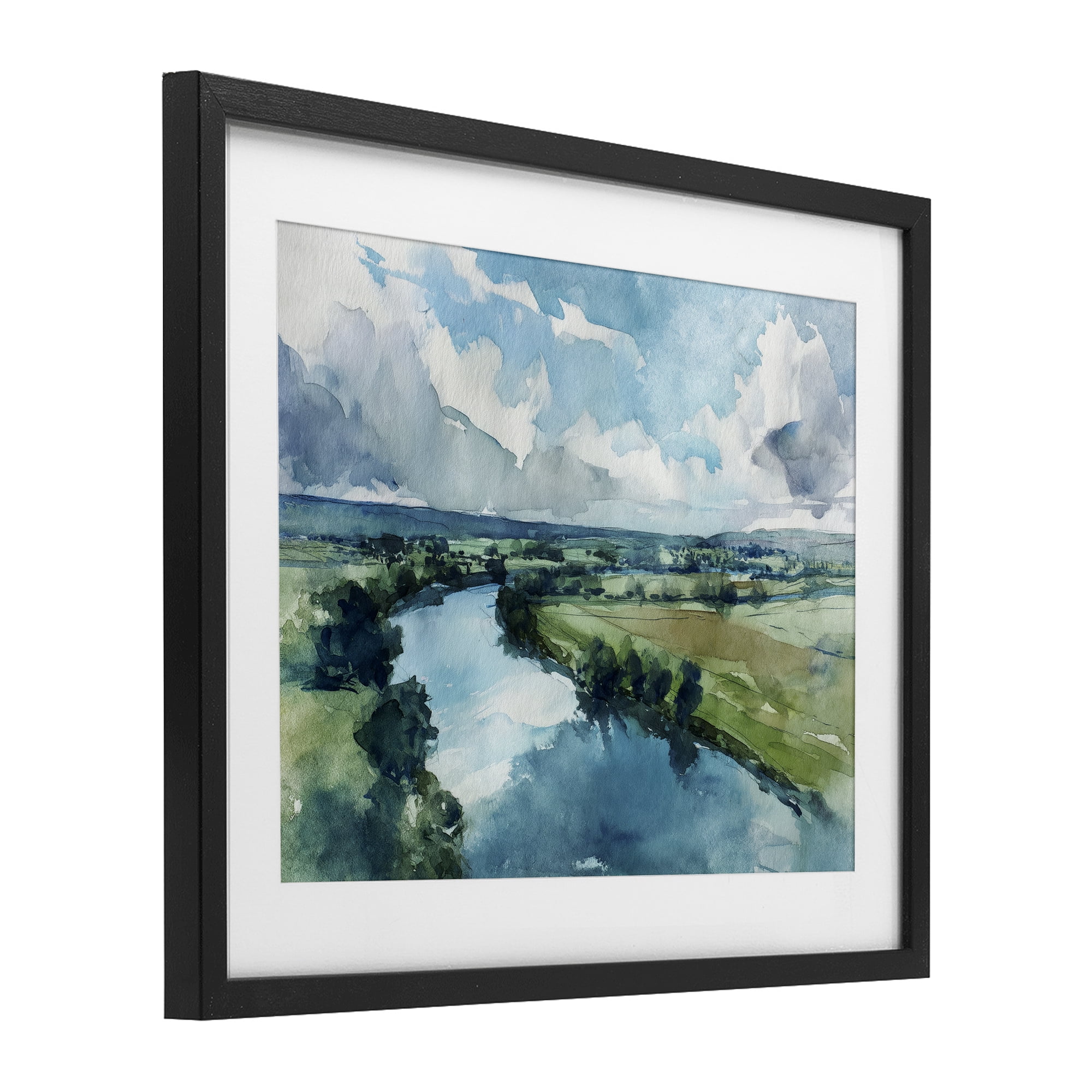 Stupell Industries In The Wild Flow Black Framed Print Under Glass, design by Svetlana Aleynikova