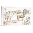 thumbnail image 1 of Global Gallery's 'Farm Friends XIII' By Lisa Audit Stretched Canvas Wall Art, 1 of 4