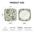 thumbnail image 5 of Honeii Skull with Cash Print Square Cushion Cover with Elastic Band & Ties,Sofa Cushion Covers,Furniture Protector for Living Room,Washable Sofa Seat Slipcover-Four Pieces, 5 of 7