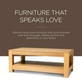 thumbnail image 5 of Open Box Maven Lane Paulo Wooden Coffee Table in Weathered Natural Finish, 5 of 7