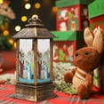 thumbnail image 5 of Iumwxz Christmas Elementals Night Light with Santa Snowman Scene Battery Powered LED Lantern for Indoor Holiday Decor Tabletop Centerpiece Christmas Party Thanksgiving Decorations, 5 of 6