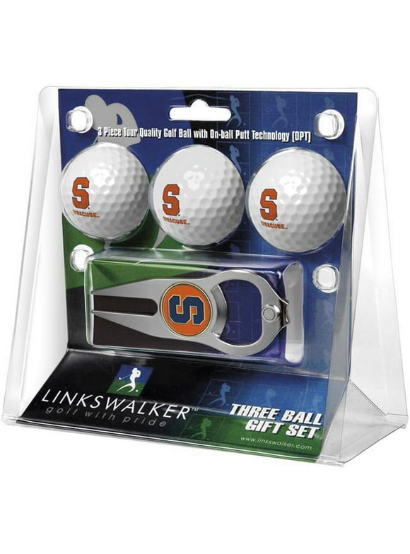 Syracuse Hat Trick Divot Tool 3 Ball Gift Pack
