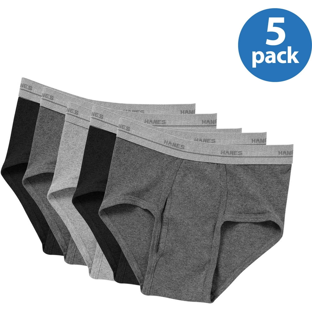 Hanes Hanes Boys Underwear, 5 Pack Exposed Waistband Tagless Briefs