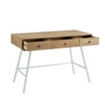 thumbnail image 5 of Linon Canby 3-Drawer Desk, White, 5 of 9