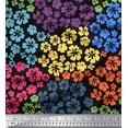 thumbnail image 1 of Soimoi Rayon Fabric Artistic Flower Printed Fabric 1 Yard 56 Inch Wide, 1 of 1