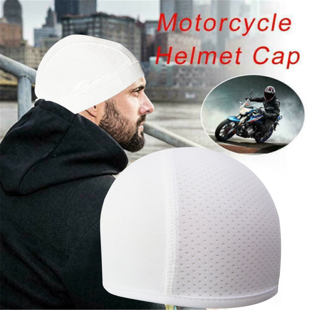 Moisture Wicking Cooling Skull Cap Inner Liner Helmet Beanie Dome Cap Sweatband
