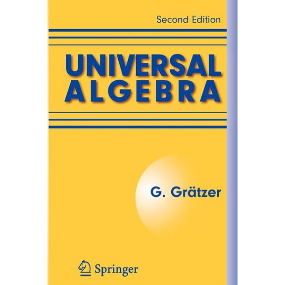 Universal Algebra, (Paperback)