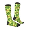 thumbnail image 3 of Bingfone Compression Socks For Women And Men Long Socks For Running Athletic Cycling Nurse-Kiwi And Avocado, 3 of 9