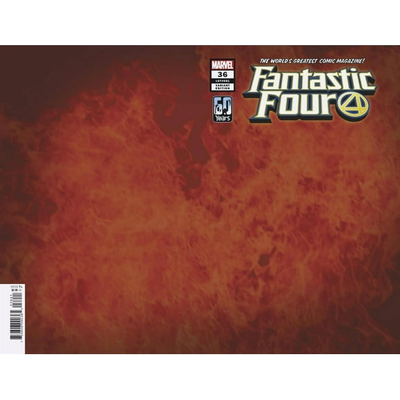 Fantastic Four #36 Wrpad Flame Var Marvel Comics Comic Book