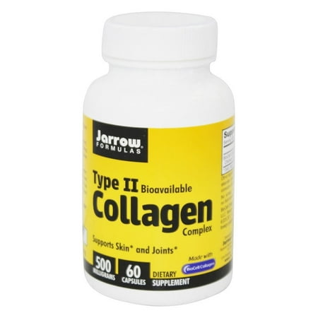 - Jarrow Formulas Type 2 Collagen, Supports Skin and Joints, 500 mg, 60 Caps