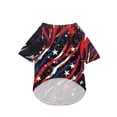 thumbnail image 4 of Dog Sweatshirts for Small Dogs, Stretchy Knit Material, Casual Pet Shirt, Memorial Day, Stars Stripes, 1 Pc, 4 of 5
