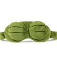 thumbnail image 4 of Antifaz para dormir Shinywear, bonito conejo de felpa, con los ojos vendados, verde, 4 of 5
