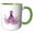 Green/White, variant on 3drose, Pink Octopus on White, 11oz Magic Transforming Mug