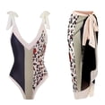thumbnail image 1 of Traje de baño de una pieza para mujer con falda Vestido de playa de vacaciones Traje de baño retro Ropa de surf Verano - Estampado de leopardo Zhivalor BST3002968-2, 1 of 7