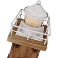 thumbnail image 5 of Wooden Rustic Lighthouse Nautical Tabletop Decoration Beach Themed Decor, 5 of 6