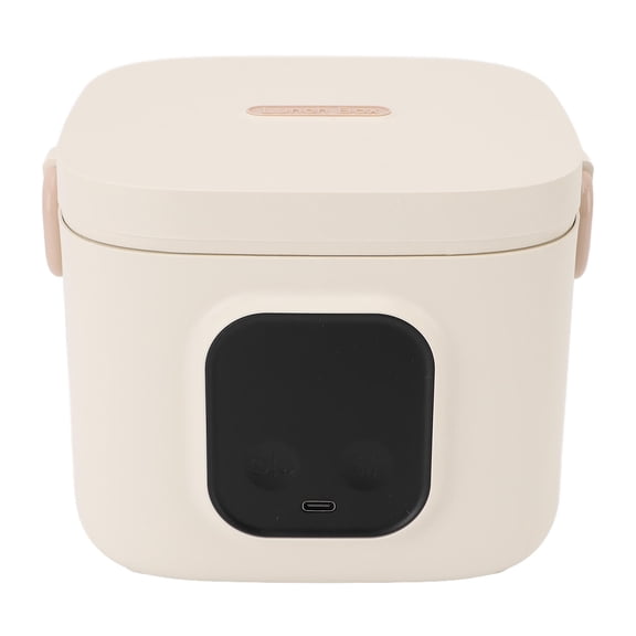 Yajisi Electric Lunch Box, 800ml Rechargeable Portable Food Warmer for Home & Outdoor, 5.79 x 5.83 x 4.80 Inches