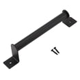 thumbnail image 1 of Manija para puerta de gabinete, manija para puerta de granero, manija negra de acero al carbono resistente para puertas corredizas de granero Herrajes para puertas corredizas de madera para puertas co, 1 of 14