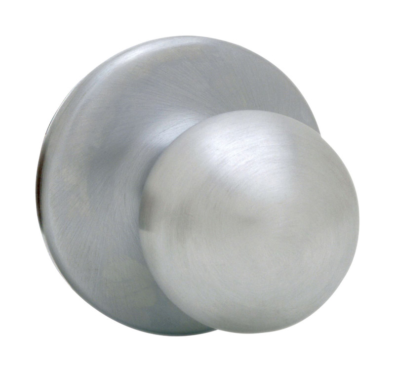 Kwikset Polo Satin Chrome Steel Passage Door Knob 3 Right or Left Handed
